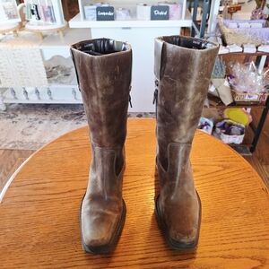 Nine West Brown Leather Boots
